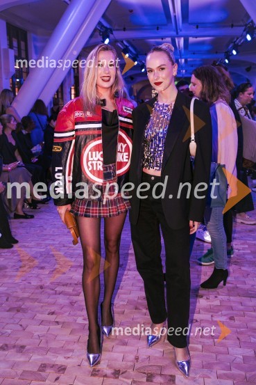  Ana Teržan - Anabel, pevka;  Melani Mekicar, radijska in televizijska voditeljicaLjubljana Fashion Week 2023, modne revije, četrti dan
