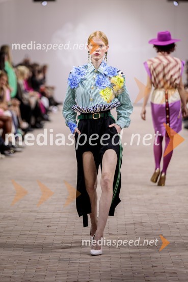  Pia Novak, manekenkaLjubljana Fashion Week 2023, modne revije, četrti dan