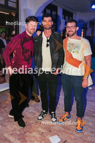  Tomaž Mihelič - Marlenna, član skupine Sestre;  ... ;  ... Ljubljana Fashion Week 2023, modne revije, četrti dan