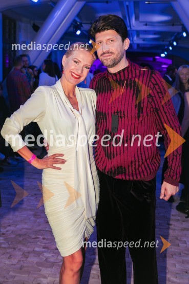  Maja Ferme, modna oblikovalka;  Tomaž Mihelič - Marlenna, član skupine SestreLjubljana Fashion Week 2023, modne revije, četrti dan