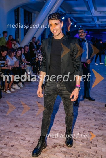  Nino Ošlak, pevecLjubljana Fashion Week 2023, modne revije, četrti dan