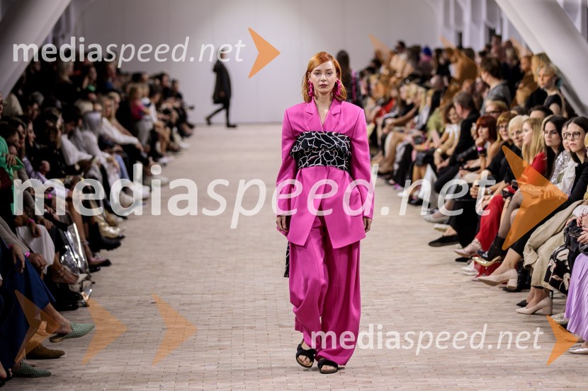  Marija Klun, manekenkaLjubljana Fashion Week 2023, modne revije, četrti dan