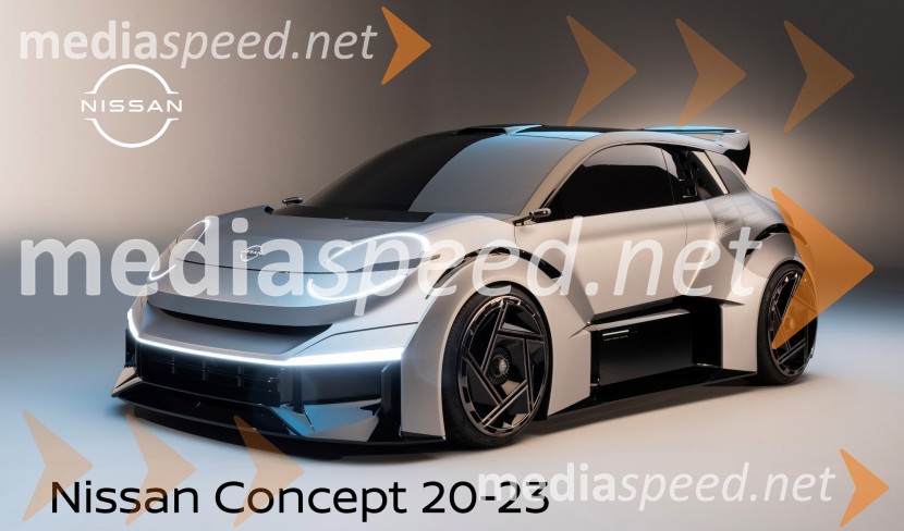 Nissan je v počastitev 20. obletnice svojega oblikovalskega studia v Londonu razkril oblikovno študijo Concept 20-23