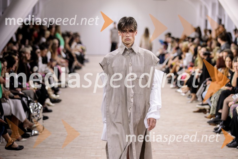  Žan  Ražem, modelLjubljana Fashion Week 2023, modne revije, četrti dan
