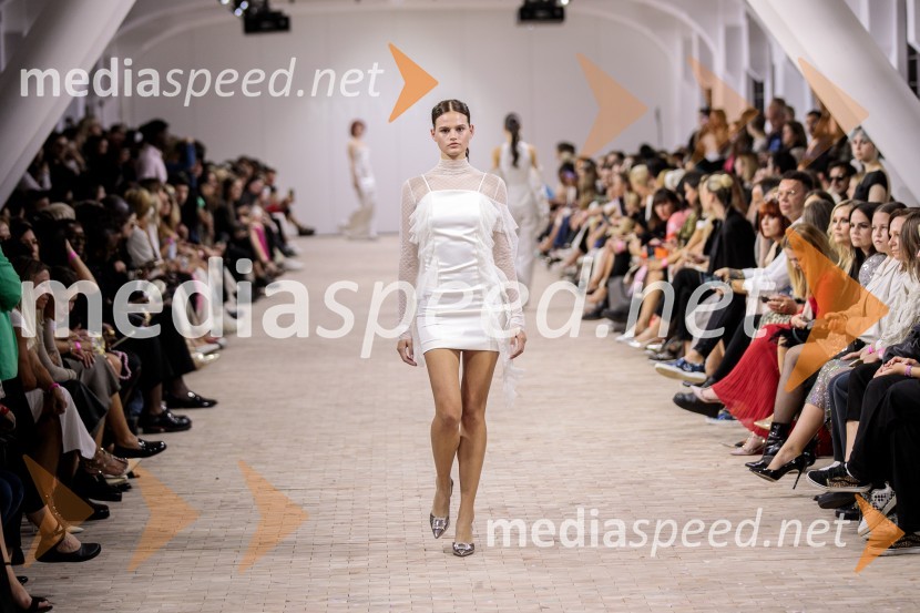  Katalina  Simonič, finalistka Miss Slovenije 2018Ljubljana Fashion Week 2023, modne revije, četrti dan