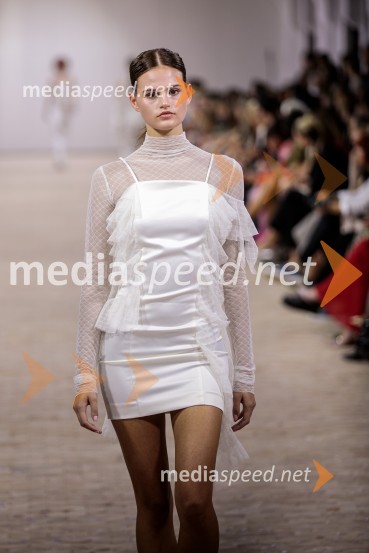  Katalina  Simonič, finalistka Miss Slovenije 2018Ljubljana Fashion Week 2023, modne revije, četrti dan