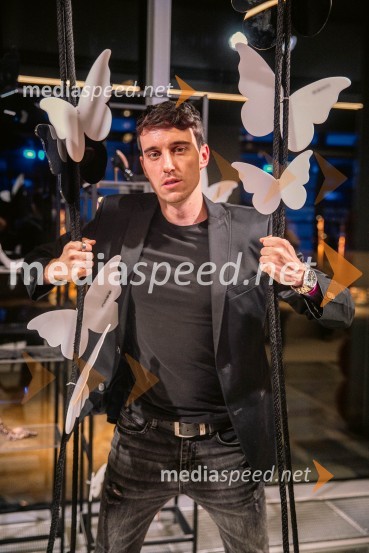  Nino Ošlak, pevecLjubljana Fashion Week 2023, modne revije, četrti dan