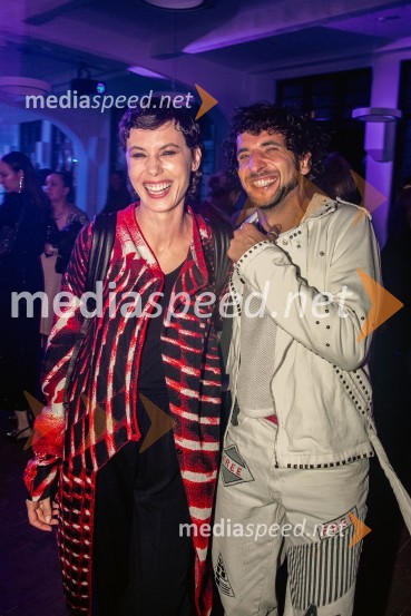  Teja Blatnik, manekenka;  Loui Ferry, frizerLjubljana Fashion Week 2023, modne revije, četrti dan