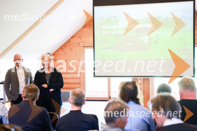  Sabrina Pečelin, vodja odnosov z javnostmi pri Porsche Slovenija d.o.o.Volkswagen Touareg, predstavitev prenovljene tretje generacije