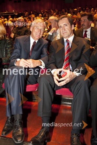 Janez Pergar, predsednik upravnega odbora podjetja Kompas d.d. in Niko Bulić, direktor Hrvaške turistične skupnostiHrvaški večer in koncert Oliverja Dragojeviča