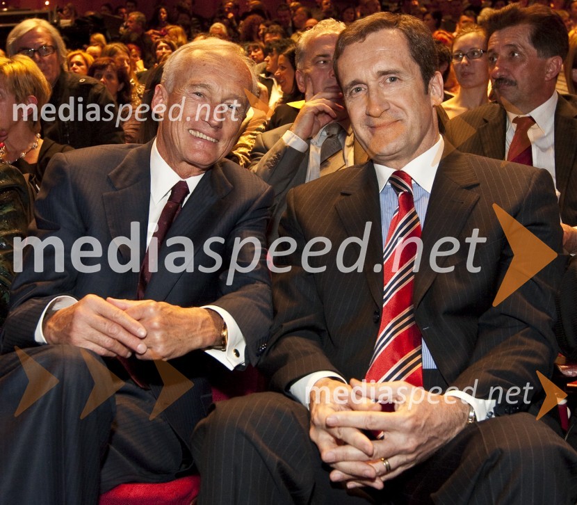 Janez Pergar, predsednik upravnega odbora podjetja Kompas d.d. in Niko Bulić, direktor Hrvaške turistične skupnostiHrvaški večer in koncert Oliverja Dragojeviča