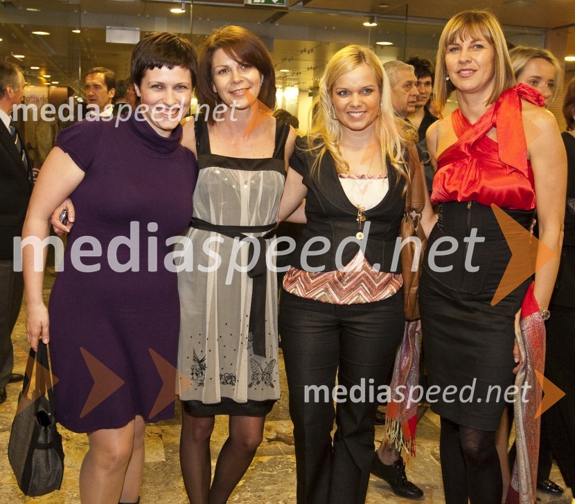 Nuška Drašček, pevka, mag. Lidia Pavlin, direktorica in lastnica agencije Nicha, Špela Močnik, povezovalka dogodka in moderatorka jutranjega programa Radia Hit in mag. Marjeta Kirn Kljajič, direktorica agencije NichaHrvaški večer in koncert Oliverja Dragojeviča