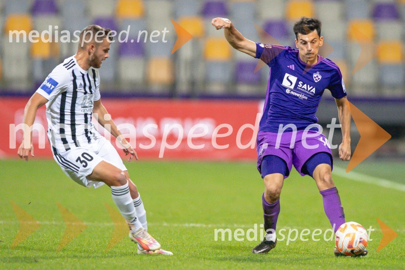  Almin Kurtović, nogometaš, NŠ Mura;  Marin Lausic, nogometaš, NK MariborMariborčani premagali Muro 3:1