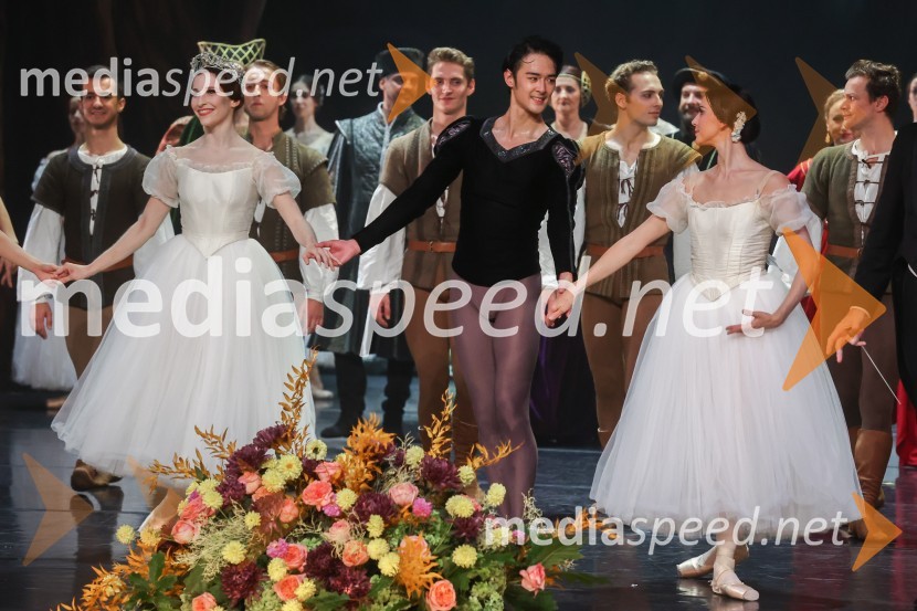  ... ;  Kenta Yamamoto, baletnik;  Anastasia Matvienko, baletna plesalkaRomantični balet Giselle v SNG Opera in balet Ljubljana