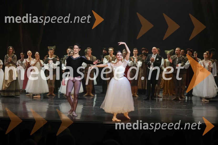  Kenta Yamamoto, baletnik;  Anastasia Matvienko, baletna plesalkaRomantični balet Giselle v SNG Opera in balet Ljubljana