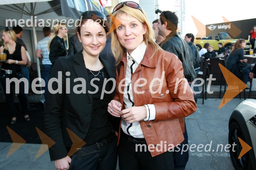 Maja Urh, BMW Malgaj in Barbara Uranjek, marketing BMW SlovenijaMINI Cabrio, predstavitev