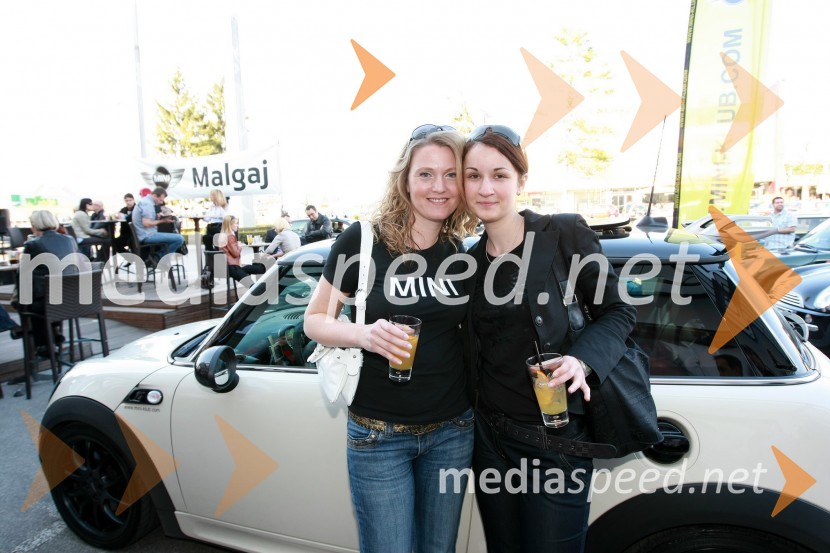 Ines Matjašič, BMW Slovenija in Maja Urh, BMW MalgajMINI Cabrio, predstavitev
