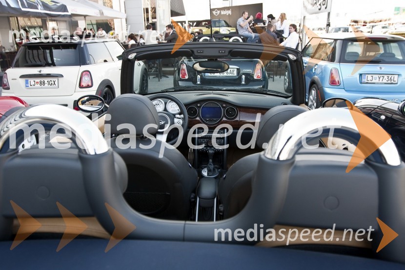 Notranjost avtomobila MINI CabrioMINI Cabrio, predstavitev