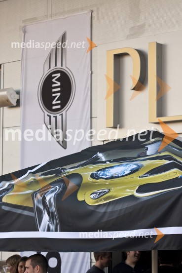 logotip znamke MiniMINI Cabrio, predstavitev