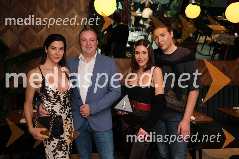  ... ;  ... ;  Anja Jenko, fotomodel;  Felix Fox, umetnik ličenjaOtvoritev AS Boutique hotela & restavracije Jaz by Ana Roš