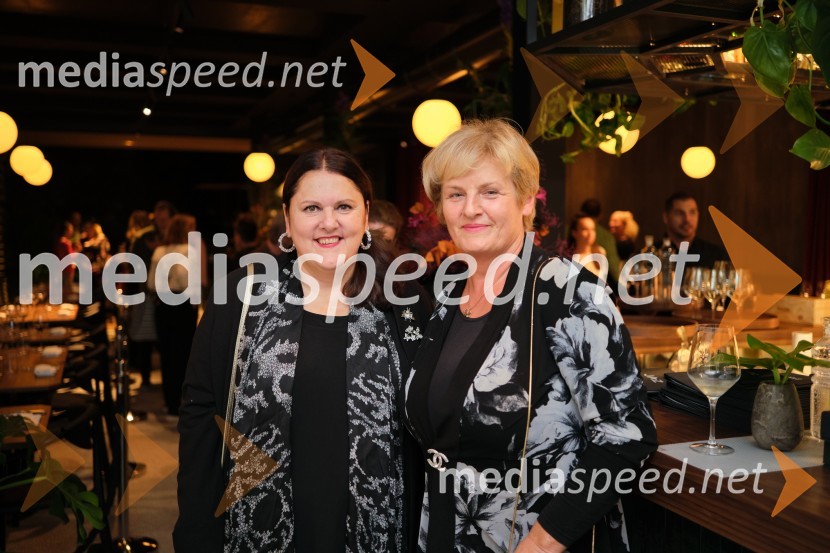  Uršula Cetinski, generalna direktorica, Cankarjev dom;  Irena Moro, direktorica, Moro & Kunst d.o.oOtvoritev AS Boutique hotela & restavracije Jaz by Ana Roš