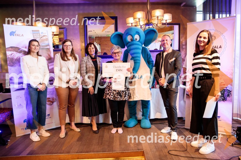  Urška Fartelj, avtorica kuharskega bloga, pisateljica;  Leonarda Kramar, razvojna tehnologinja, Žito;  Mirjam Kavčič, direktorica Lesaffre Slovenija;  Marija  Špitaler;  Marko Pulko,  izvršni direktor, Lesaffre Slovenija;  Neža Jus, vodja prodaje, Lesaffre SlovenijaNaj Fala kruh 2023