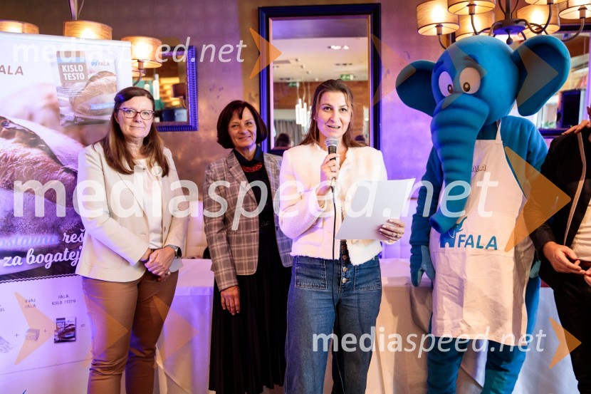  Leonarda Kramar, razvojna tehnologinja, Žito;  Mirjam Kavčič, direktorica Lesaffre Slovenija;  Urška Fartelj, avtorica kuharskega bloga, pisateljicaNaj Fala kruh 2023