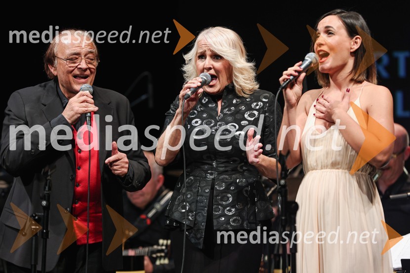  Oto Pestner, pevec;  Alenka Godec, pevka;  Nina Strnad, pevkaGala koncert Poklon Jožetu Privšku, Big Band RTV in SNG Drama Ljubljana