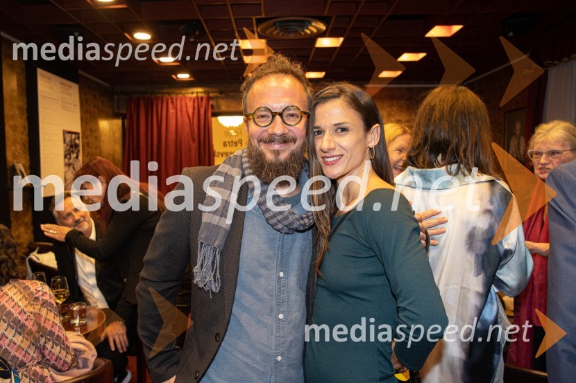  Leon Vidmar, scenograf;  Lada Petrovski Ternovšek, plesalkaPredsednice, premiera, Prešernovo gledališče Kranj