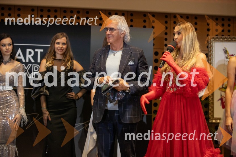  Fiore Tondi, Wordl Top Model;  Kaly Kolonič, voditeljica, lastnica licence World Top Model Slovenia in lastnica PR Agencije EkskluzivnoWorld Top Model Slovenija 2023