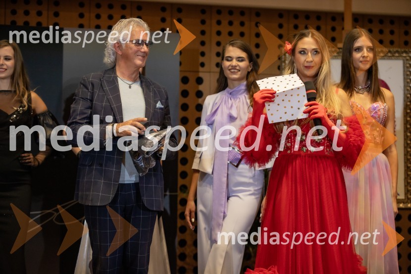  Fiore Tondi, Wordl Top Model;  Kaly Kolonič, voditeljica, lastnica licence World Top Model Slovenia in lastnica PR Agencije EkskluzivnoWorld Top Model Slovenija 2023