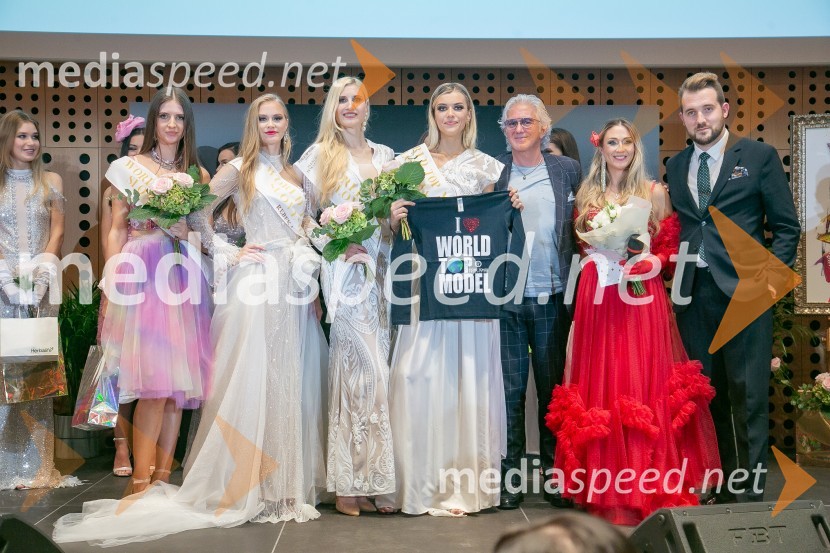  Nina Vinšek, The Look World Top Model 2023;  ... ;  Anita Švajger, 1. spremljevalka World Top Model Slovenija 2023;  Valentina Vatovci, World Top Model Slovenia 2023;  Fiore Tondi, Wordl Top Model;  Kaly Kolonič, voditeljica, lastnica licence World Top Model Slovenia in lastnica PR Agencije Ekskluzivno;  ... World Top Model Slovenija 2023