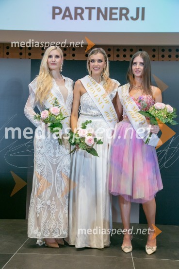  Anita Švajger, 1. spremljevalka World Top Model Slovenija 2023;  Valentina Vatovci, World Top Model Slovenia 2023;  Nina Vinšek, The Look World Top Model 2023World Top Model Slovenija 2023