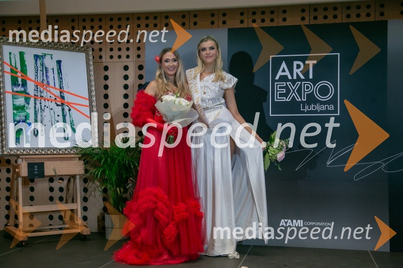  Kaly Kolonič, voditeljica, lastnica licence World Top Model Slovenia in lastnica PR Agencije Ekskluzivno;  Valentina Vatovci, World Top Model Slovenia 2023World Top Model Slovenija 2023