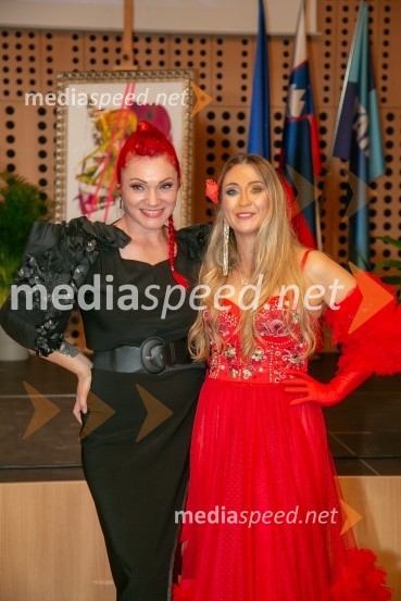  Maja Založnik, glasbenica;  Kaly Kolonič, voditeljica, lastnica licence World Top Model Slovenia in lastnica PR Agencije EkskluzivnoWorld Top Model Slovenija 2023