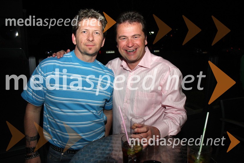Leon Markovič, Mediavoice in Andrej Krume, direktor Kompas ScandinaviaTony Cetinski, koncert v Bowling centru Strike