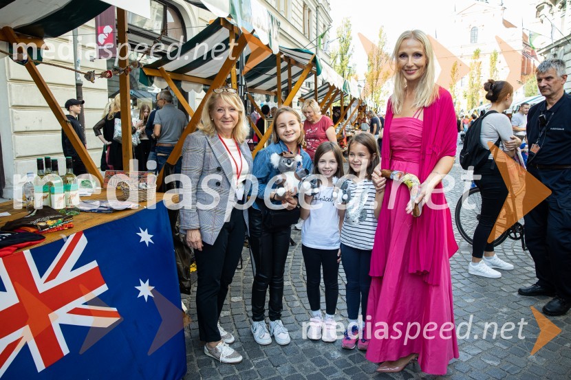  ... ;  ... ;  ... ;  ... ;  Lali Sladjana Ilic, predsednica, društvo SILA IWCL - International Women's Club LjubljanaDobrodelni bazar Mednarodnega združenja žensk - Sila