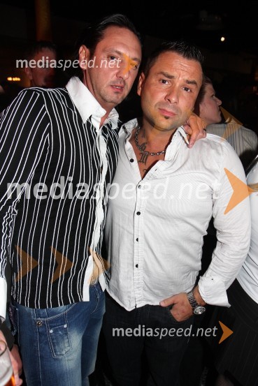 Niko Polner, solastnik restavracije Novi Svet  in ...Tony Cetinski, koncert v Bowling centru Strike