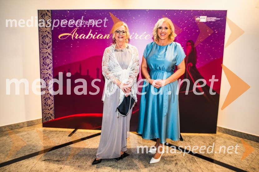  Dagmar von Bohnstein , predsednica, Slovensko-nemška gospodarska zbornica;  Katja  Stadler, Direktorica Deslo – AHK, poslovne storitve d.o.o.Ples nemškega gospodarstva 2023