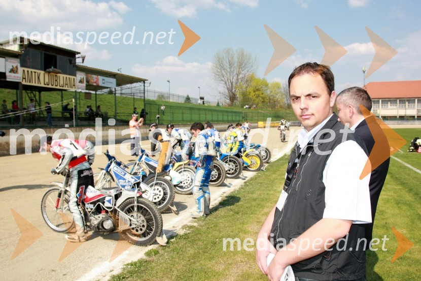 Tomaž Požrl, direktor dirke in urednik Speedway.siSPEEDWAY, Državno prvenstvo mladincev 2009, 1. dirka
