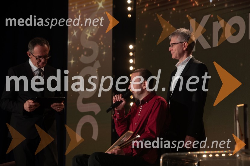 dr. Zoran Medved, odgovorni urednik, TV Maribor;  Bogdan Kronovšek, direktor in lastnik podjetja Kronoterm;  Dean Besednjak, Kronoterm, d.o.o.Štajerski gospodarski oskar za leto 2022