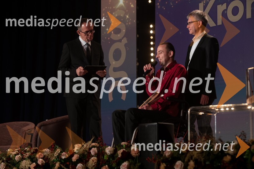 dr. Zoran Medved, odgovorni urednik, TV Maribor;  Bogdan Kronovšek, direktor in lastnik podjetja Kronoterm;  Dean Besednjak, Kronoterm, d.o.o.Štajerski gospodarski oskar za leto 2022