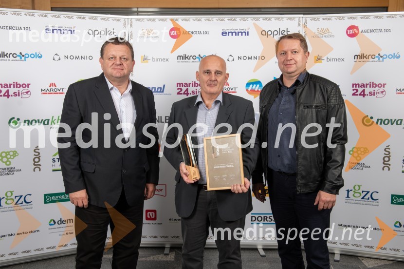  ... ;  Igor Kumer, MOS Servis d.o.o.;  Branko Volovšek, MOS INVEST d.o.o.Štajerski gospodarski oskar za leto 2022