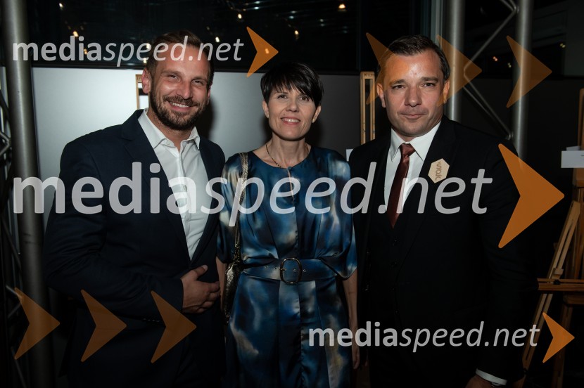  David  Klobasa, župan Občine Sveta Trojica in podjetnik; mag. Aleksandra Podgornik, direktorica, Štajerska gospodarska zbornica;  Zdenko Škraban, Vitoma PRŠtajerski gospodarski oskar za leto 2022