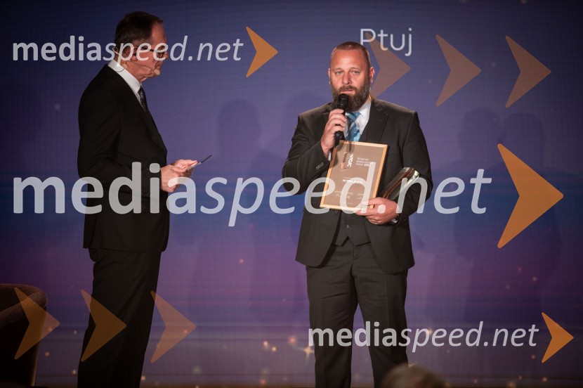 dr. Zoran Medved, odgovorni urednik, TV Maribor;  Peter Ladič, direktor, Intera d.o.o.Štajerski gospodarski oskar za leto 2022