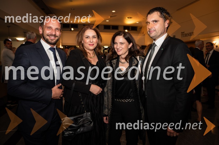  David  Klobasa, župan Občine Sveta Trojica in podjetnik;  Tatjana  Vogrinec Burgar, predsednica uprave, Elektro Maribor;  Dunja Seme, vodja proizvodnje, Bisol d.o.o.; mag. Damjan Seme, generalni direktor, Dravske elektrarne MariborŠtajerski gospodarski oskar za leto 2022