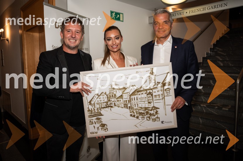  Zlatko Zilarević;  Sara Bosnić , Maribor 24;  Aleksander Saša Arsenovič, župan, Mestna občina MariborŠtajerski gospodarski oskar za leto 2022