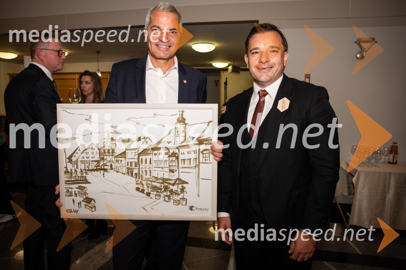  Aleksander Saša Arsenovič, župan, Mestna občina Maribor;  Zdenko Škraban, Vitoma PRŠtajerski gospodarski oskar za leto 2022