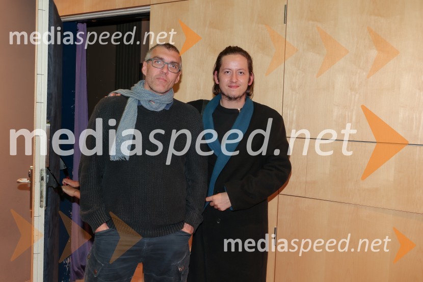  Mare Bulc, režiser in umetniški vodja LGL;  Benjamin Zajc, dramaturg LGLMala vrla viteza, premiera predstave, Lutkovno gledališče Ljubljana