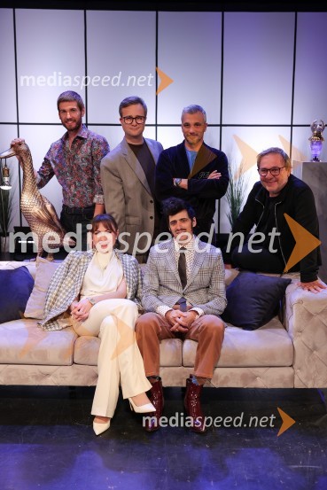  Robert Korošec, igralec;  Maja Martina Merljak, igralka;  Gregor Podričnik, igralec;  Jernej Kogovšek, igralec;  Primož Vrhovec, igralec;  Bojan Emeršič, igralecVečerja bedakov